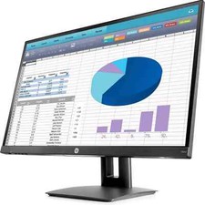 HP VH27 27" Monitor FHD 1920 X 1080 LED ultra thin bezel HDMI DP VGA Grade B