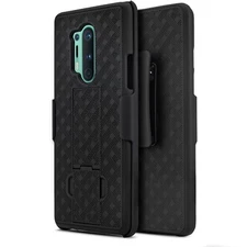 For OnePlus 8Pro Slim Hybrid Holster Case Kickstand and Belt Clip HD Screen