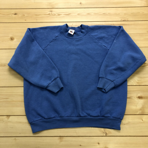 Vintage FOTL Blue Solid Regular Fit Casual Sweats… - image 1