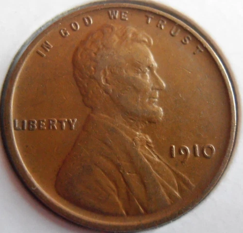 1910 P Tough Date Early Lincoln Wheat Cent in EXTRA FINE condition  (10PHP4)