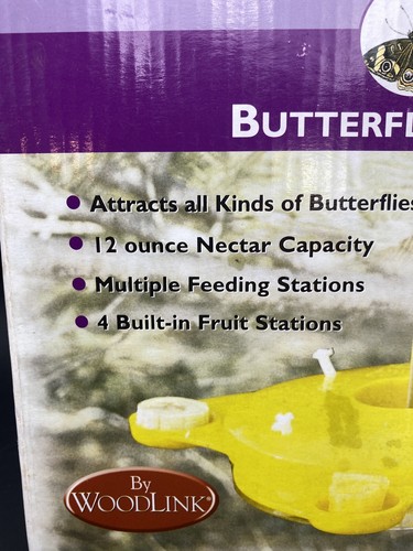 VERSIEGELT Audubon Schmetterling Futterautomat von Woodlink 12 Unzen Neu im Karton - Bild 2 von 6