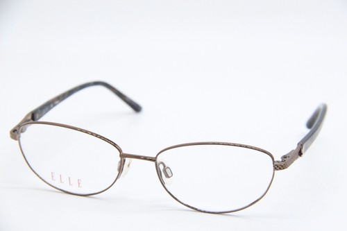 ELLE EL 13359 BROWN GRAY AUTHENTIC EYEGLASSES FRAMES 52-16