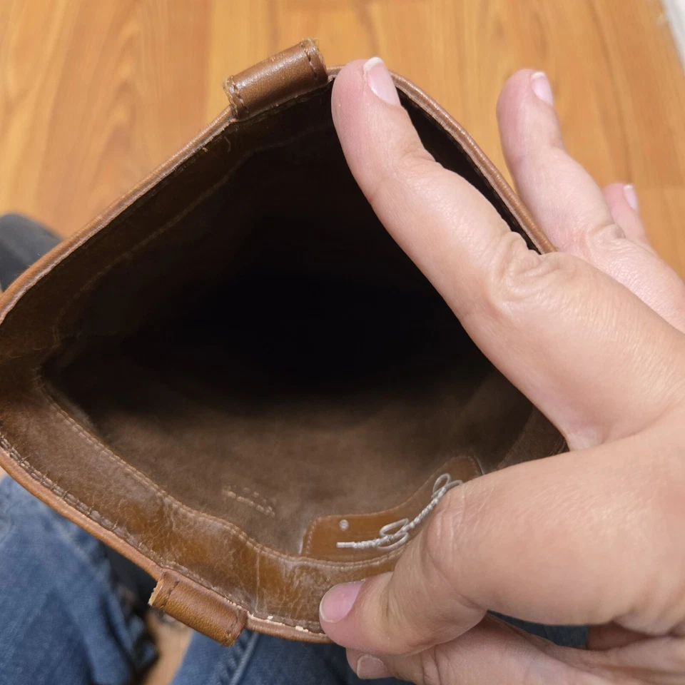 Женские сапоги для верховой езды Jessica Simpson размер 6 Essence коричневые кожаные - Изображение 3 из 4