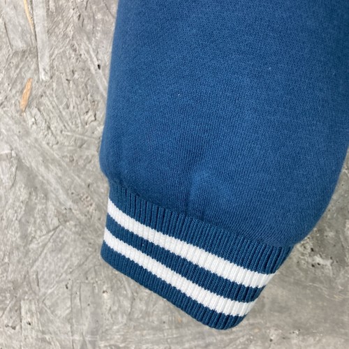 Juniors Hell Bunny Blue Size L Knit Varsity Jacket With Skull Snap Knit NEW - Picture 3 of 17