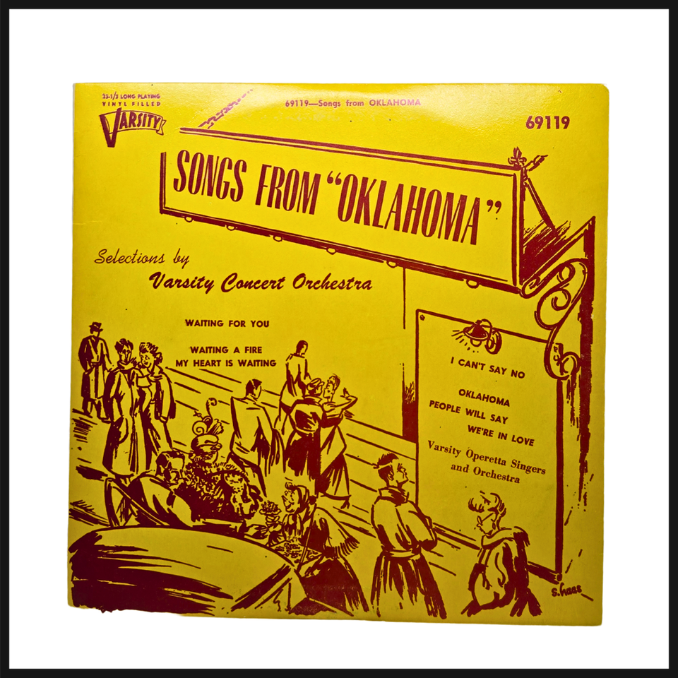 2 Vintage Varsity Vinyl Records The Three Sons & Songs From Oklahoma eBay