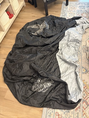 OEM Harley Davidson Premium Touring Motorcycle Cover Eagle Logo 98715-85V Bag