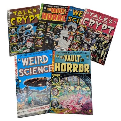 Vtg 6pcs Tales From Crypt Vault Horror Weird Science Comic Books Gladstone 90s