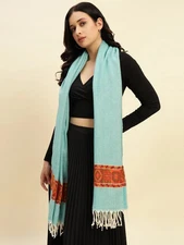 New Cashmere Pashmina Paisley Shawl Wrap Stole Large Soft Indian Wool Warm Throw