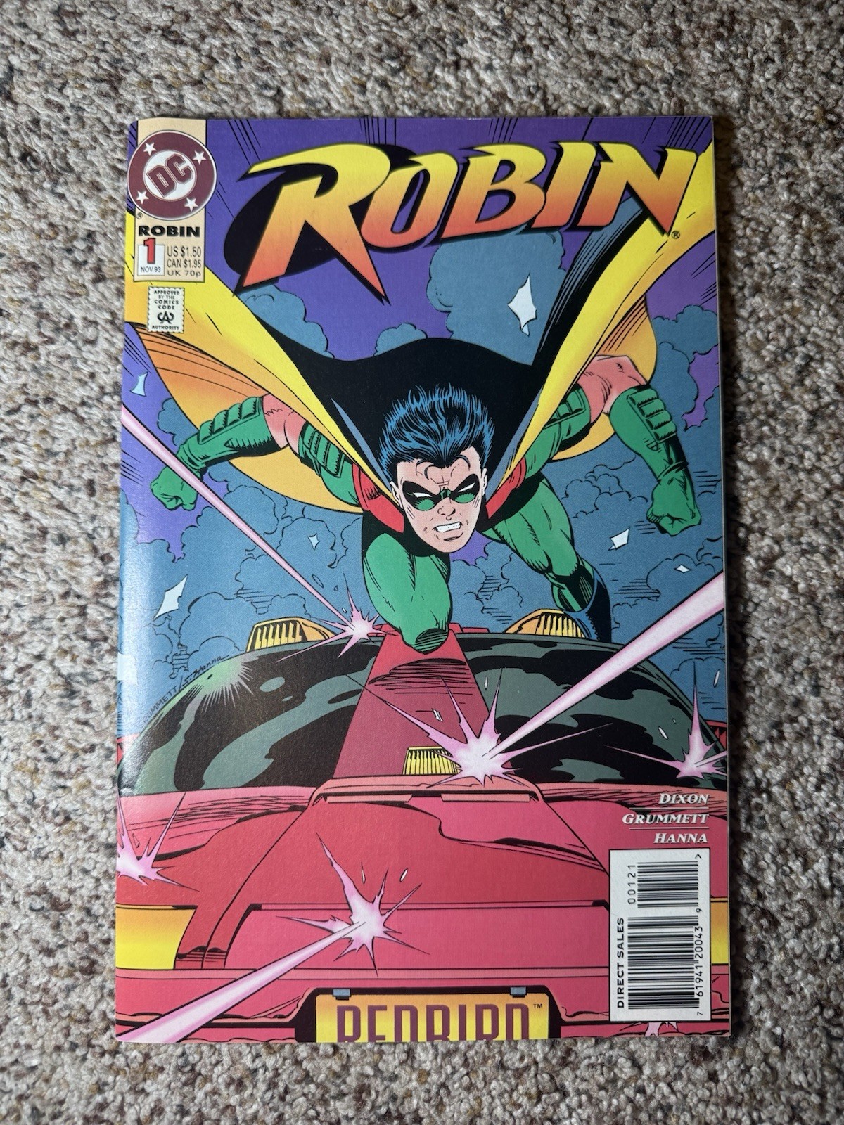 Robin #1 Newsstand Variant (DC Comics November 1993)