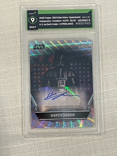 Hayden Christensen as Darth Vader [Hyperlanes Refractor] #A-HC Star Wars 2024 Topps Hyperspace Autograph card