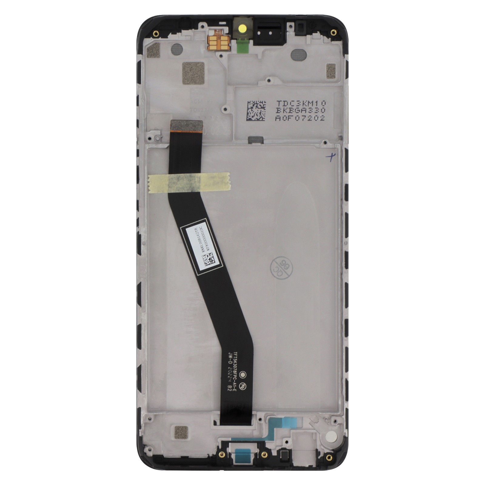 Écran LCD avec Vitre Tactile et Châssis Noir pour Xiaomi Redmi 8A