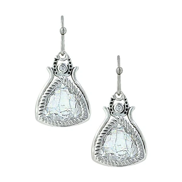 Женские серебряные серьги-подковы Montana Silversmiths Hidden Treasure ER3212CZ - Изображение 2 из 2