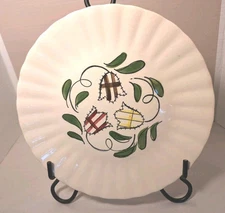 Vintage Blue Ridge Southern Pottery Spring Hill Tulip Dinner Plate USA 