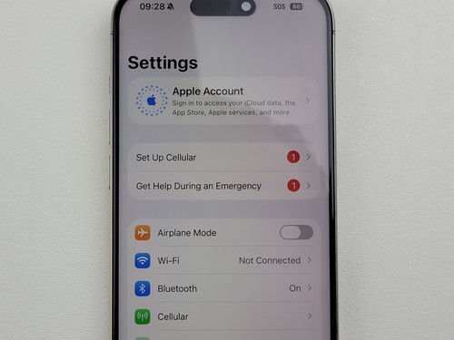 Apple iPhone 15 Pro (A2848) 128GB - Bianco (AT&T) - PICCOLO PROBLEMA - IMEI regolare - Foto 3 di 12