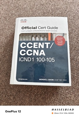 Cisco CCENT/CCNA ICND1 100-101 Official Cert Guide By Wendell Odom