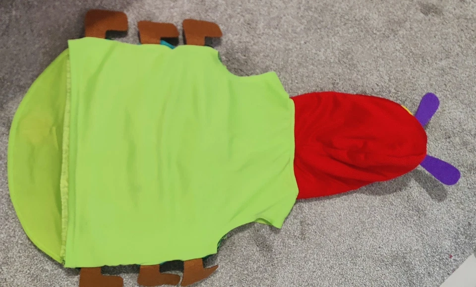 The Very Hungry Caterpillar Fancy Dress Costume Age 2-3 Years M&S - Image 2 of 2