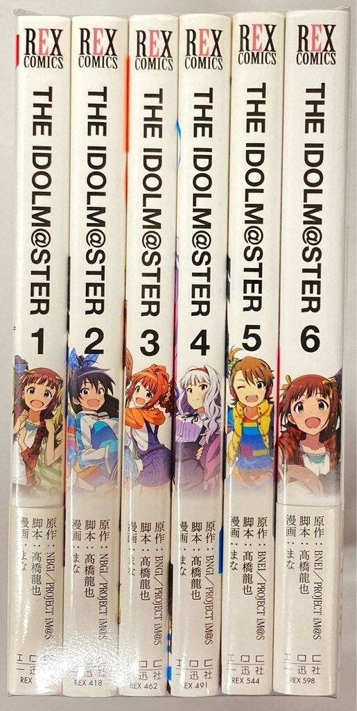 TV Animación The Idolm@ster Manga Oficial Japonés vol.1-6 Juego Completo