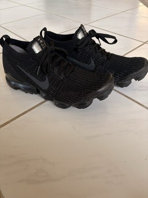 Nike Air VaporMax Flyknit 3 Größe 44,5 Schuhe AJ6900-004 Schwarz