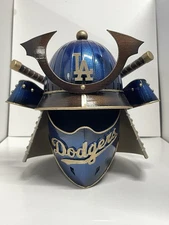 LA Dodgers Ohtani Samurai Helmet Display Custom Art