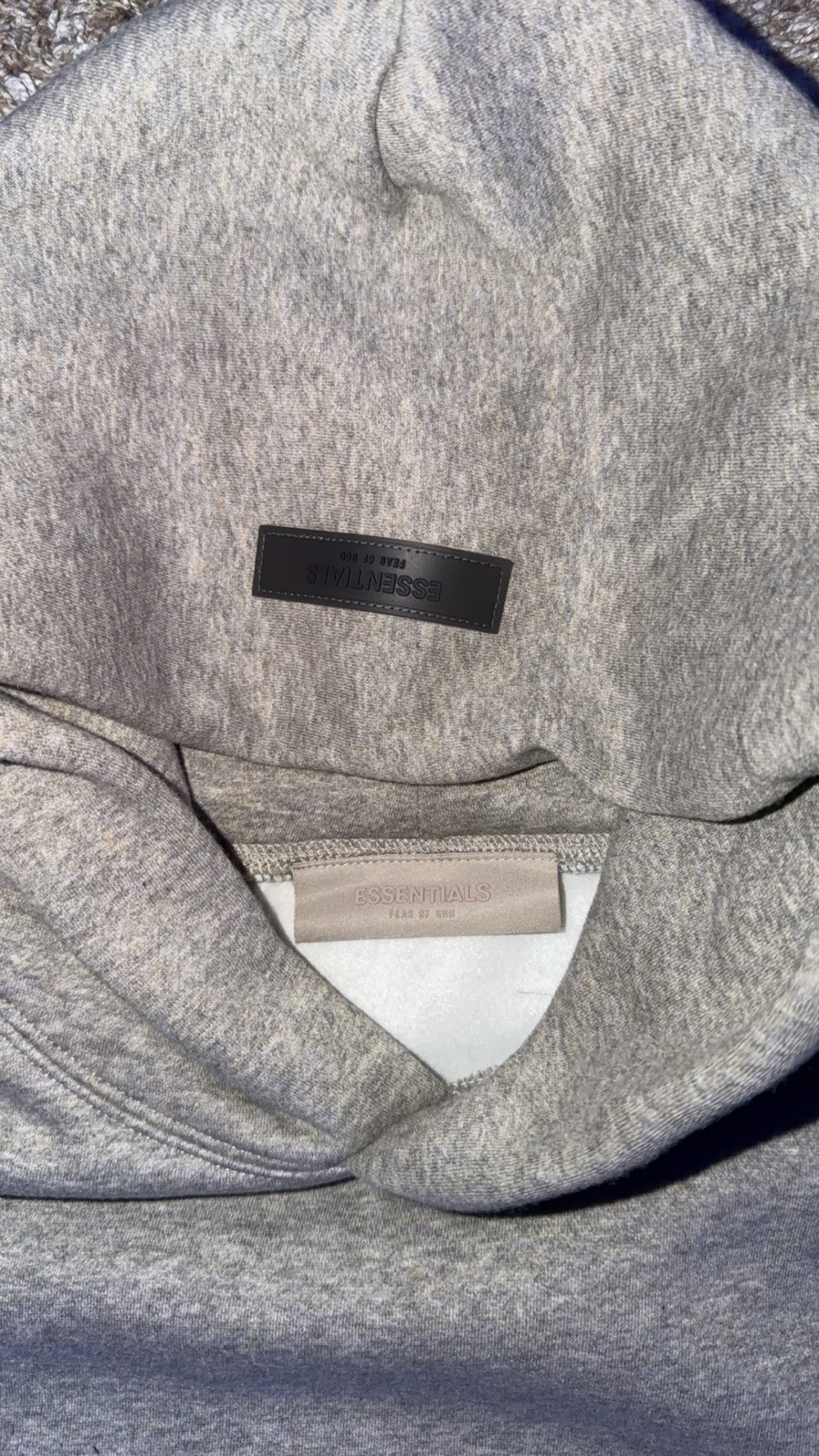 DM BEFIRE OFFERING!!! Fear of God Essentials Hoodie Dark Oatmeal XS thumbnail 3