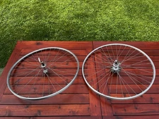 Vintage NISI TORO ITALY CLINCHER WHEEL  SET 36 HOLES 27” CERCHI MONCALIERI