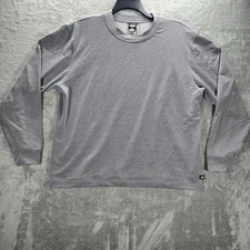 REI Co-op Active Pursuits Pullover Midweight Crew Gray Shirt Womens Large EUC