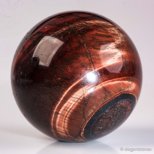 48g32mm Esfera Ojo de Tigre Rojo Bola de Cristal Cuarzo Natural Piedras Preciosas Curativas Chakra - Imagen 4 de 10