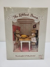 Vintage Gund The Littlest Bears Miniatures Set 1994 Grandma Granddaughter