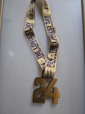 P24 24 The Longest Day Phoenix Running Marathon Finisher Medal Run Race HEAVY