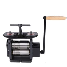 Manual Combination Rolling Mill Machine Jewelry Metal Tools Equipment 130mm 4:1