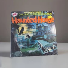 Disney Haunted House LP Chilling Thrilling Sounds 1979 Shrink VG+/NM Vinyl