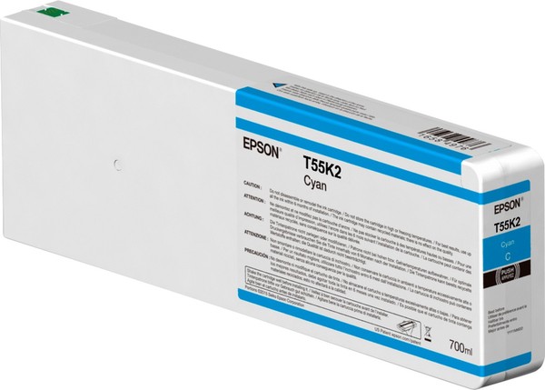 Epson T55K2 - 700 Ml - Cyan - Original - Tintenpatrone - FüR Surecolor SC-P7000V-image