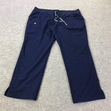 FIGS Scrub Pants Mens XXL Navy Technical Collection Drawstring Medical T21004