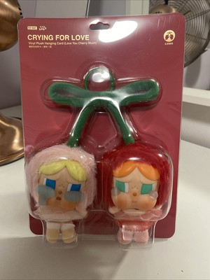 Popmart Crybaby Crying For Love Vinyl Plush Hanging Card (love you cherry much)