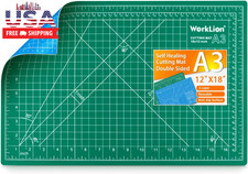 Self Healing Cutting Mat for Craft-Thickened 18Inch X 12Inch Fabric Sewing Mat f