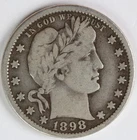 F 1898 O Barber Quarter
