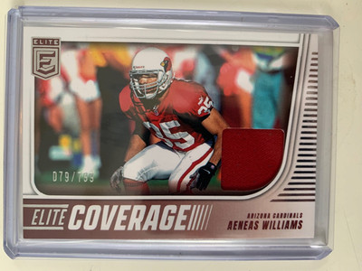 2025 Panini Elite jersey AENEAS WILLIAMS #ed 79/799! Arizona Cardinals