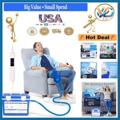 Cold Therapy Machine for Knee Ice System with Digital Timer & Remote