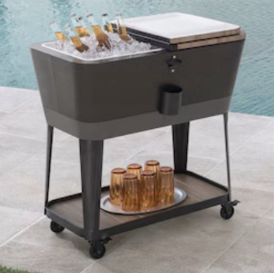 #ad #ad Sunjoy A601004820 IceCove 80 Quart Rolling Ice Chest Cooler Cart $199.99