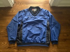 Rare Grail 90s Nike Vintage Blue And Black Insulated Windbreaker Jacket Size L