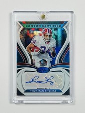 2025 PANINI CERTIFIED THURMAN THOMAS #CAN-TTH CANTON CERTIFIED AUTO /25