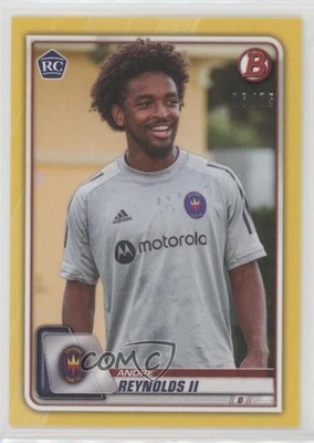 2020 Bowman MLS Yellow /75 Andre Reynolds II #66 Rookie RC 4l6