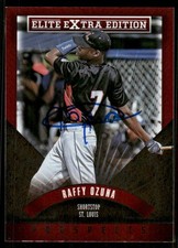 2015 Panini Elite RAFFY OZUNA Signed Card autograph auto CARDINALS