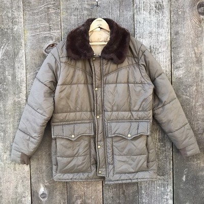 Vintage 70s Walls Blizzard Proof Western Puffer Jacket Large Regular