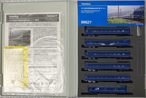 TOMIX 98627 JR 24 Series 25 Limited Express Sleeper Passenger Car Fuji Set 1983 | Zustand: Used