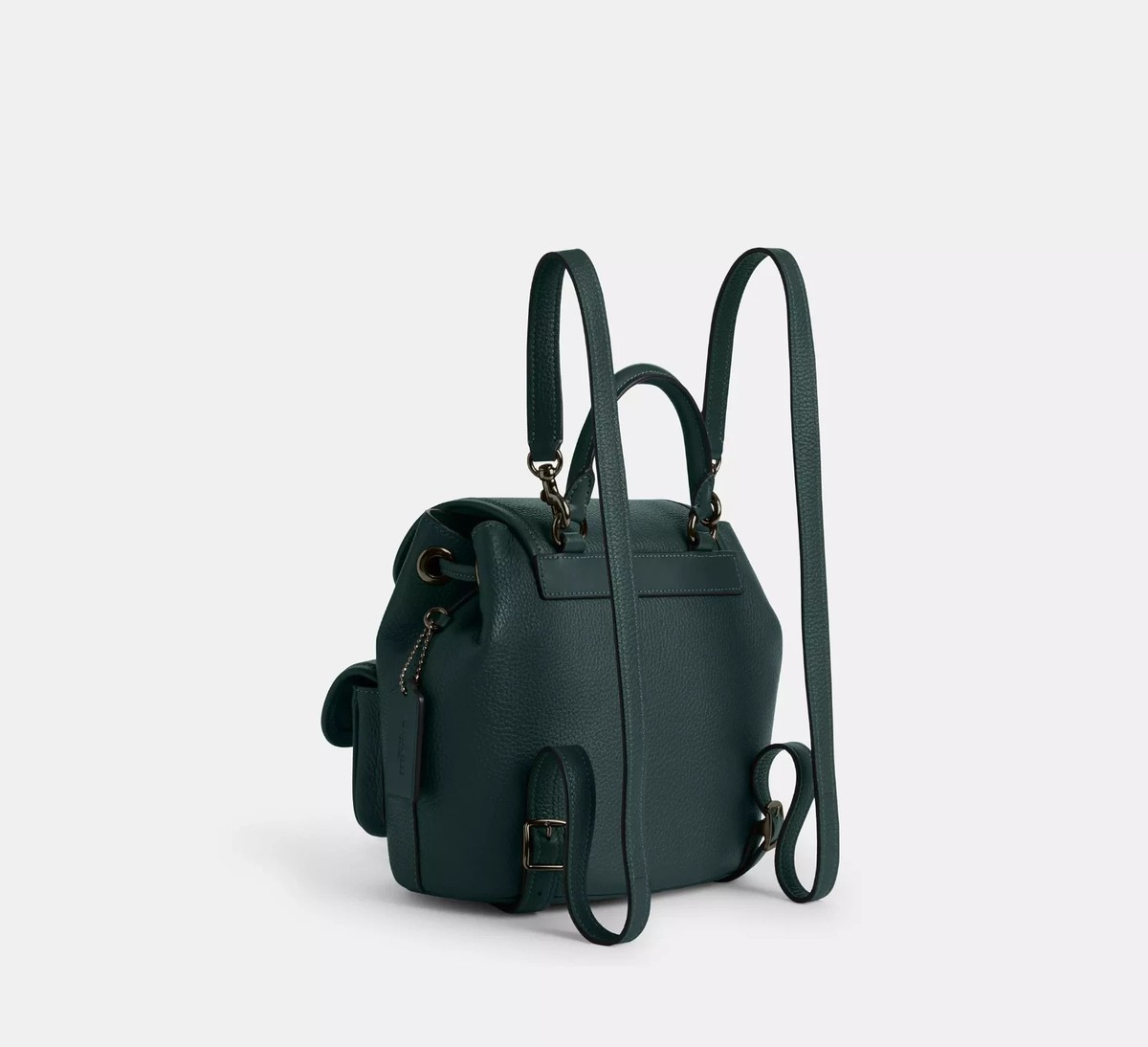 NWT Coach Hadley Backpack-GUNMETAL/DARK TEAL CBH09 | eBay display picture 2