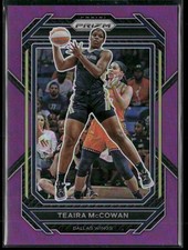 Teaira McCowan 2023-24 Panini Prizm WNBA Purple 140/149 Dallas Wings #52