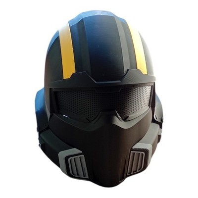 HellDiver B-01 Taktischer Helm - 3D gedruckt Cosplay Requisite Maßstab 1:1 Plastikspielzeug