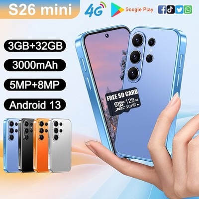 Neu Android Smartphone S26 Mini 32GB Entsperrte Ohne Vertrag Dual SIM Handy 2026