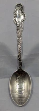 Wantastiquet Mt House NH Souvenir Sterling 20g Teaspoon Watteau Durgin Mono MEU